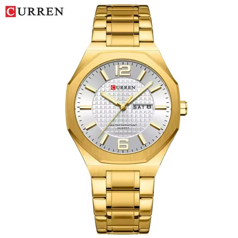Reloj curren 8476 para hombre con calendario y resistente al agua