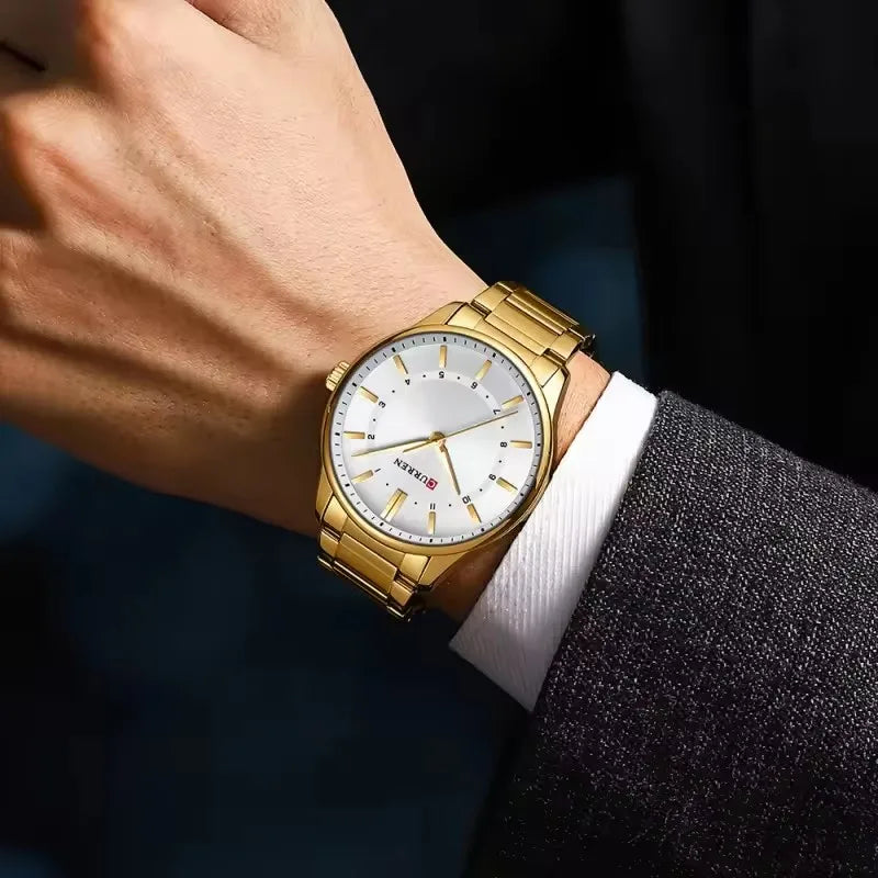 Reloj clásico resistente al agua para hombre