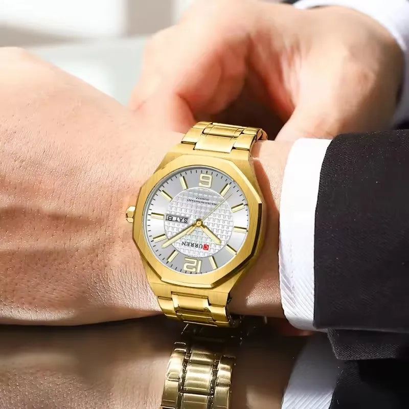 Reloj curren 8476 para hombre con calendario y resistente al agua