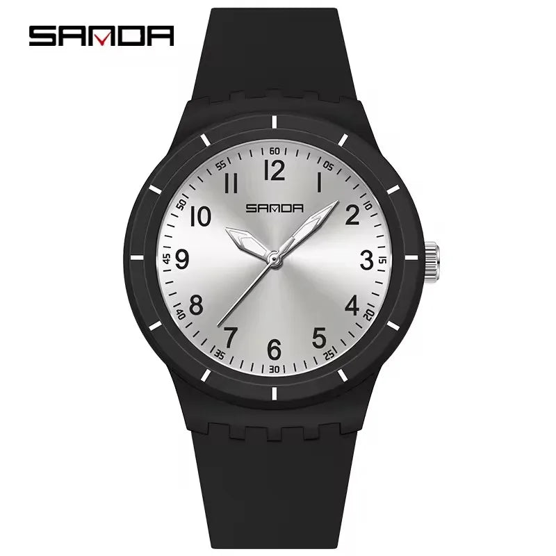 ⌚ SANDA 9075 – Reloj de Cuarzo Resistente al Agua para Niñas y Niños